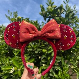 Disney Parks Minnie Mouse Cranberry Ears